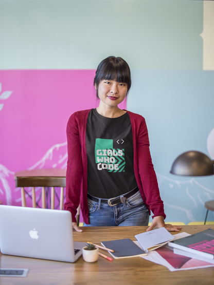 "Girls Who Code" Oversized Women's T-Shirt – Perfect for Coding Queens Who Love to Party