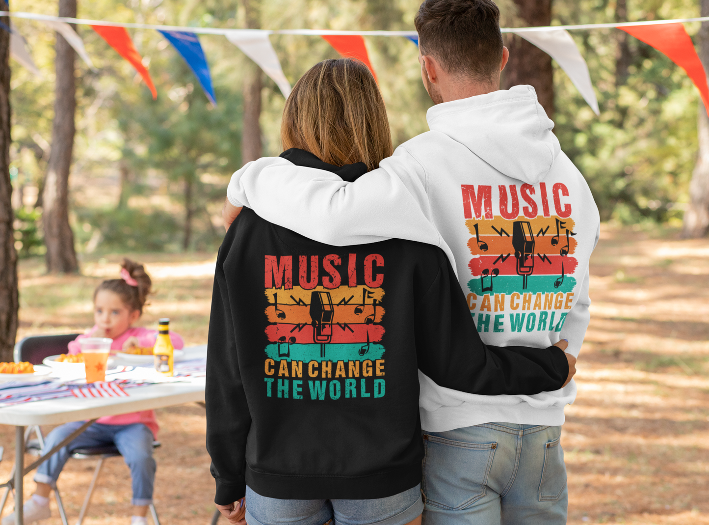 "Music Can Change the World" Unisex Hoodie – Empowerment Through Melody