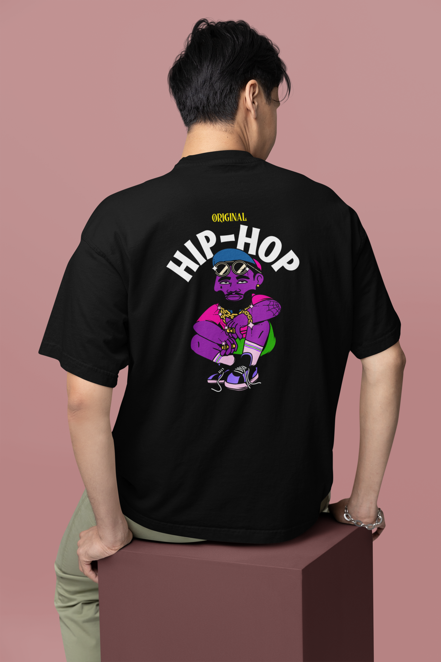 "Hip Hop" Unisex Oversized Premium T-Shirt – Perfect for Party Lovers