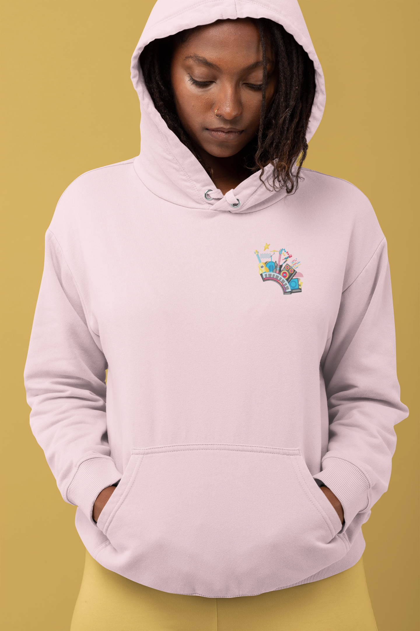 "Play the Music, Not the Instrument" Unisex Hoodie – Instrumental Vibes Edition