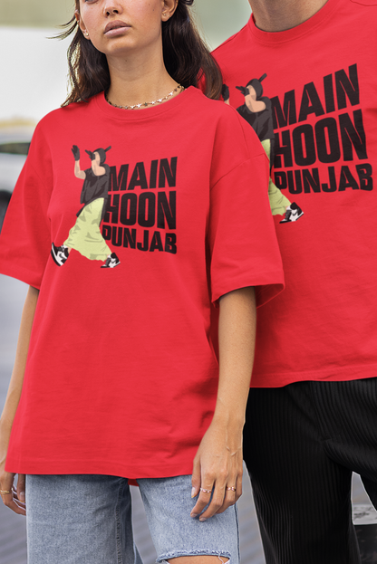 "Main Hoon Punjab" Premium Oversized Unisex Tshirt for Diljit Dosanjh Fans