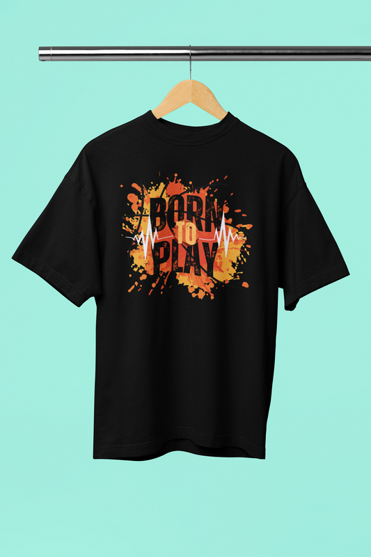 "Born to Play" Unisex T-Shirt – Perfect for Music and Party Lovers