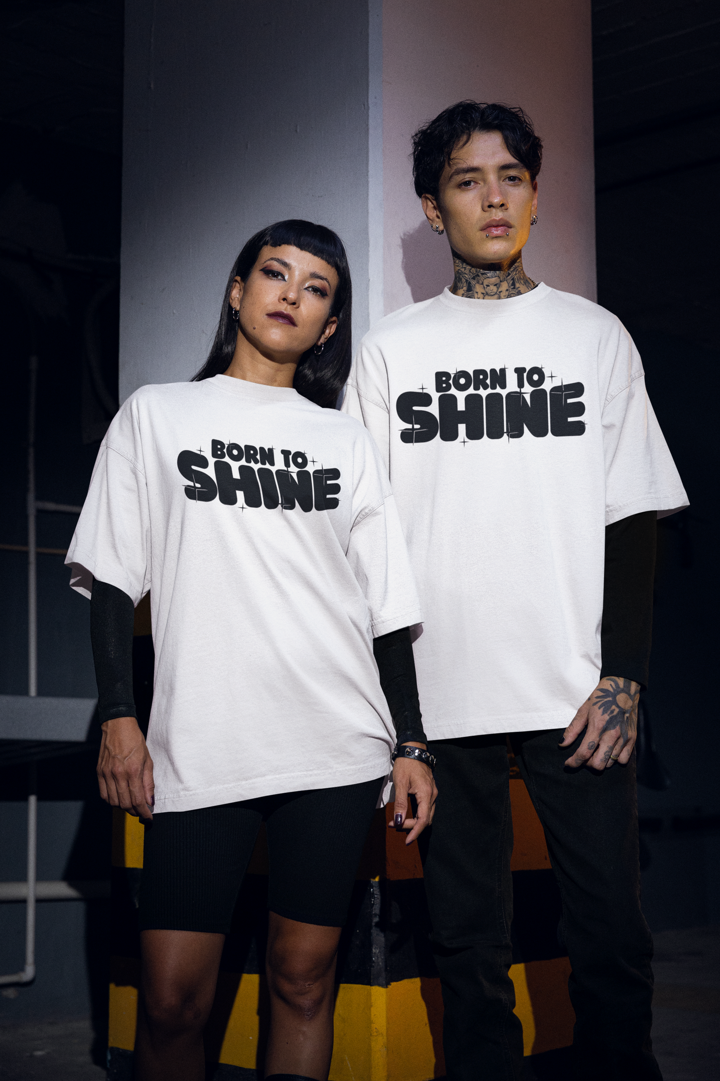 "Born to Shine" Unisex Oversized T-shirt for Diljit Dosanjh Fans